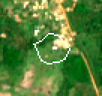 Cloud-free median of 1 recent Sentinel-2 acquisition over the same ground.