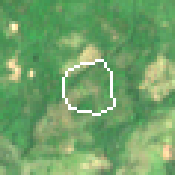 Cloud-free median of 1 recent Sentinel-2 acquisition over the same ground.