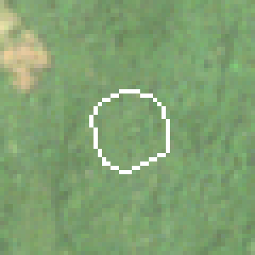 Cloud-free median of 1 Sentinel-2 acquisition from the period around 31 December 2020 — the state the law measures against.